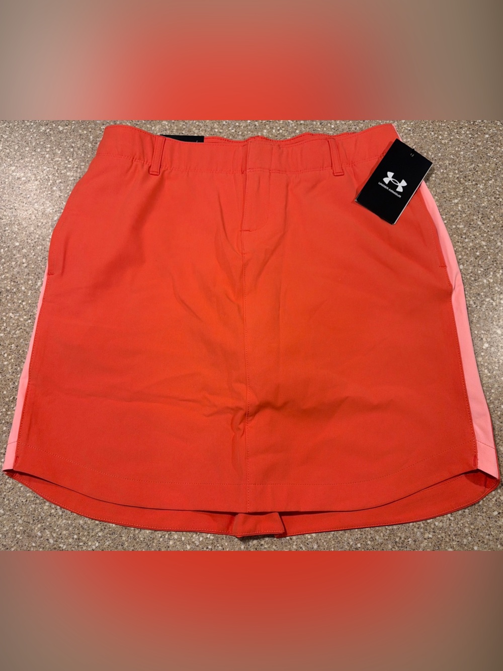 NWT Under Armour Links Woven Golf Active Skort Pink Women’s Size 2 $70